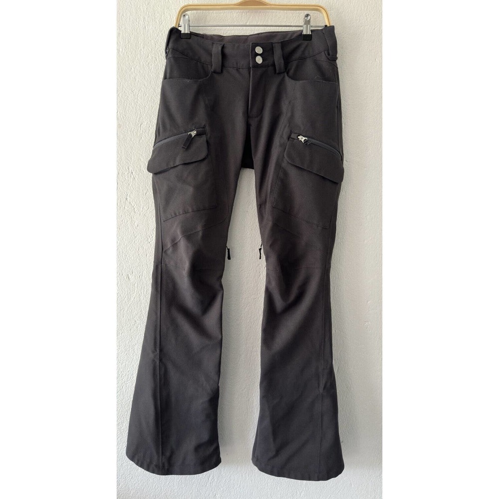 Burton Gloria Dry Ride Gray Snowboard Ski Snow Pants Vented Waterproof Sz Small
